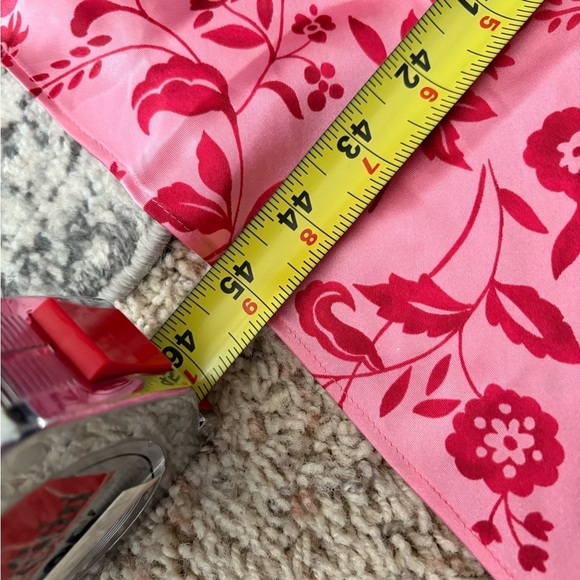 Cruz Vintage Slip Dress Size Large Pink Floral Lingerie Y2K Satin - Picture 6 of 6